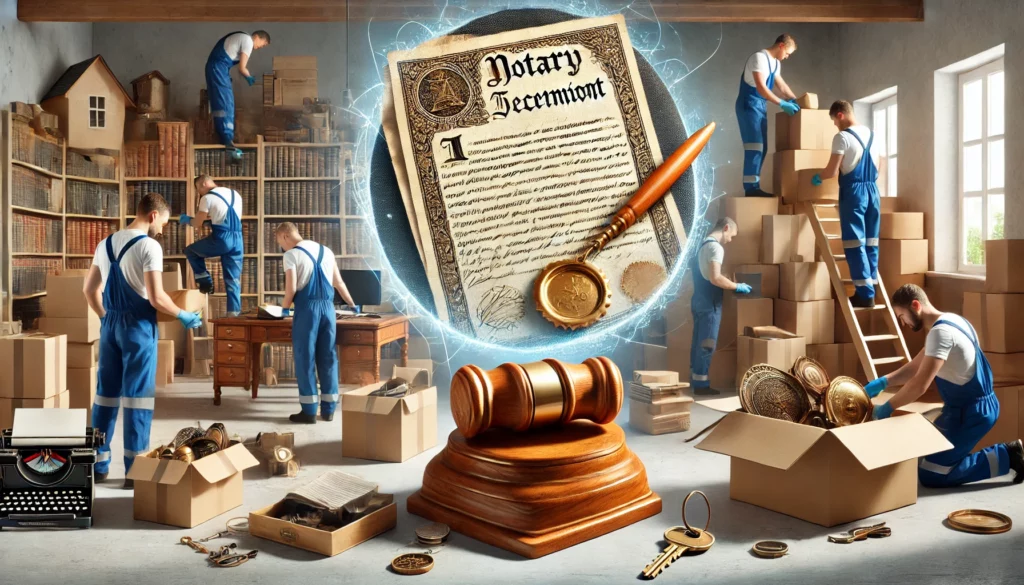 débarras succession