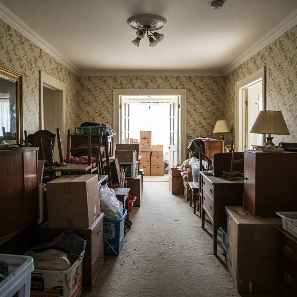 comment vider la maison avant une vente immobilière ?